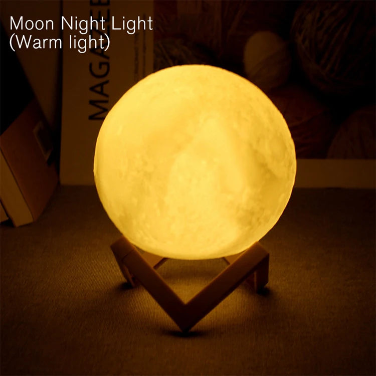 Luz de libro Luz de luna LED Luz de galaxia, Luz de noche de luna, niña, niño, regalo de cumpleaños infantil, decoración de dormitorio Iluminación interior