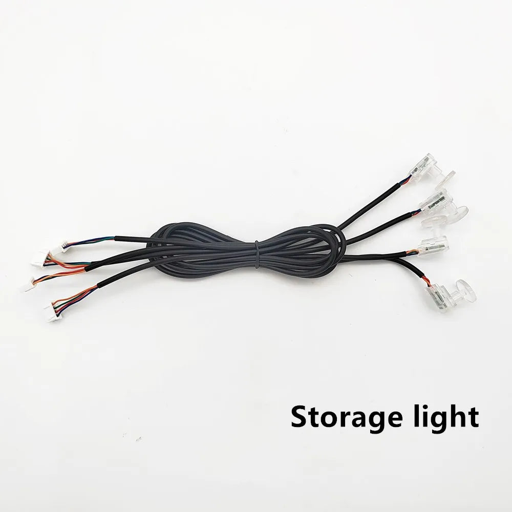 Sinfonía LED, lámpara de ambiente Interior de coche de alta calidad, tira de fibra óptica acrílica RGB de 64 colores para reemplazo