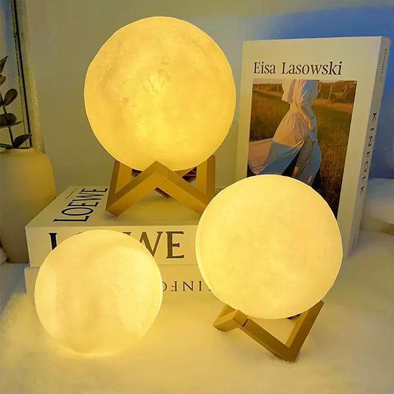Luz de libro Luz de luna LED Luz de galaxia, Luz de noche de luna, niña, niño, regalo de cumpleaños infantil, decoración de dormitorio Iluminación interior